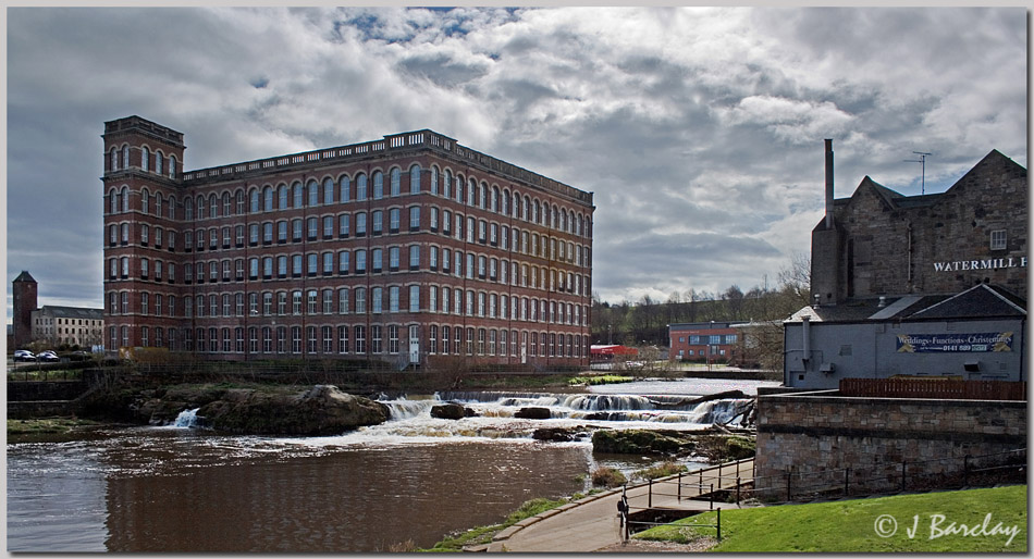 Anchor Mill Paisley & White Cart Water