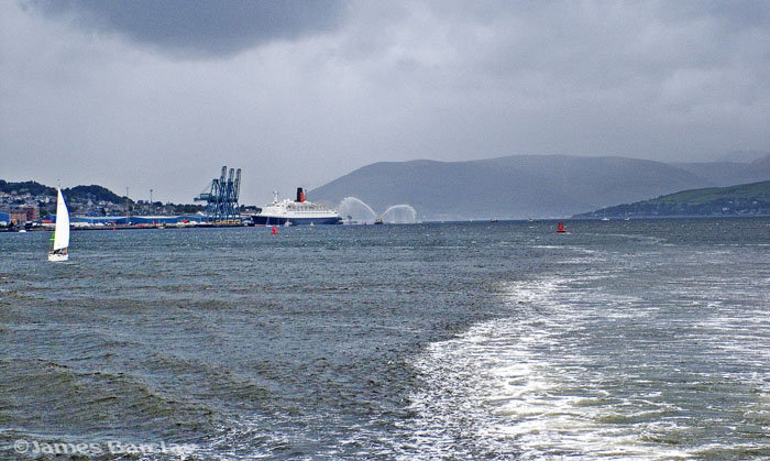 QE2 at Greenock Ocean Terminal