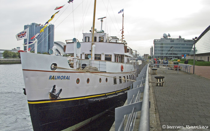 MV Balmoral  at Science Centre Quay